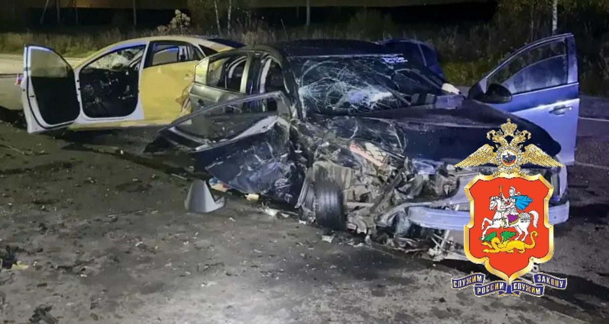 В ночном ДТП в Раменском погибли два человека, ещё двое попали в больницу