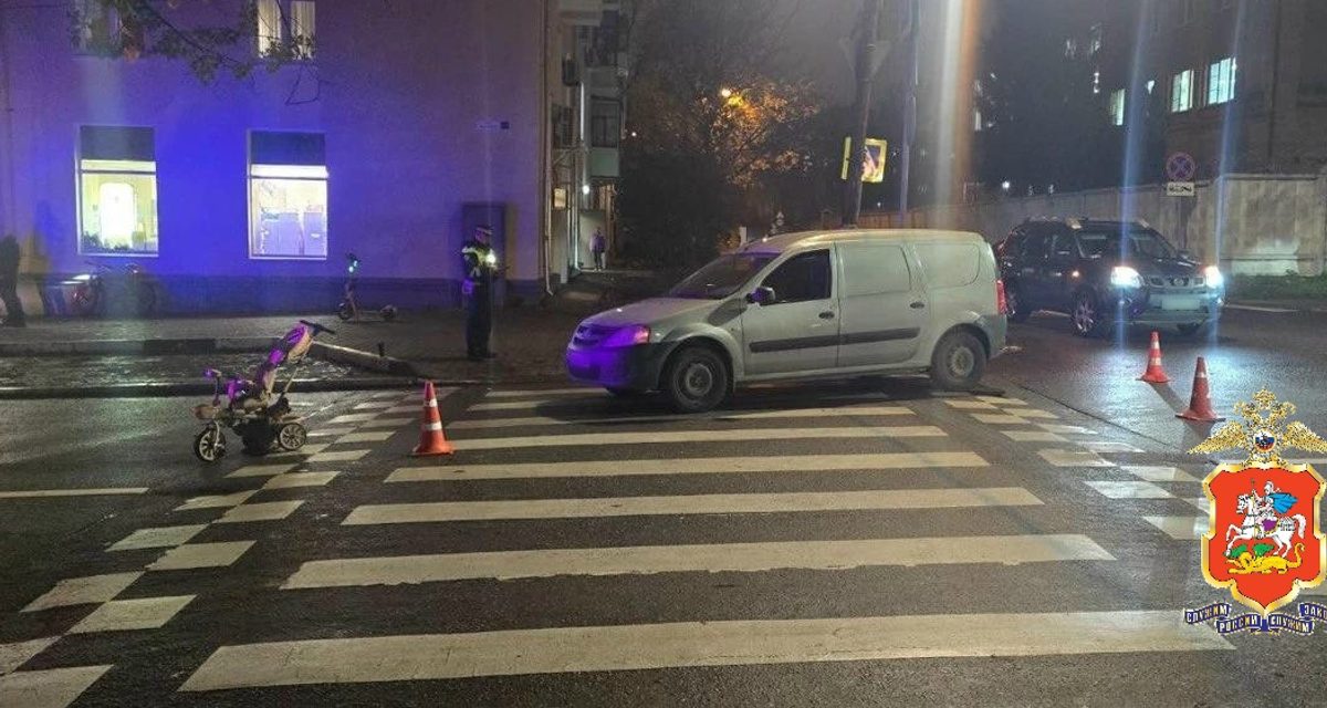 Водитель «Лады» сбил мать с годовалой дочерью на переходе в Мытищах
